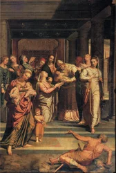 La purificación de la Virgen en el templo